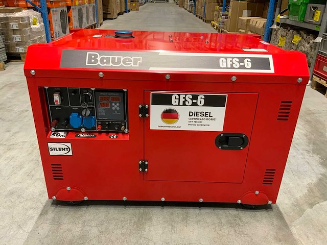 Bauer gfs-6 diesel generator 6.5kva - afbeelding 4 van  11