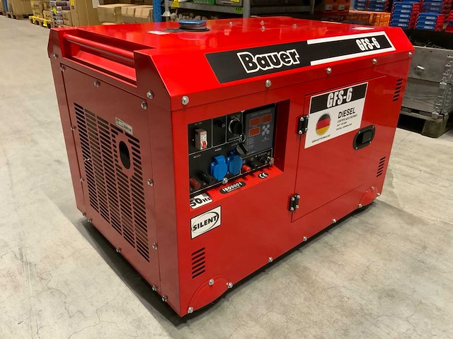 Bauer gfs-6 diesel generator 6.5kva - afbeelding 4 van  11