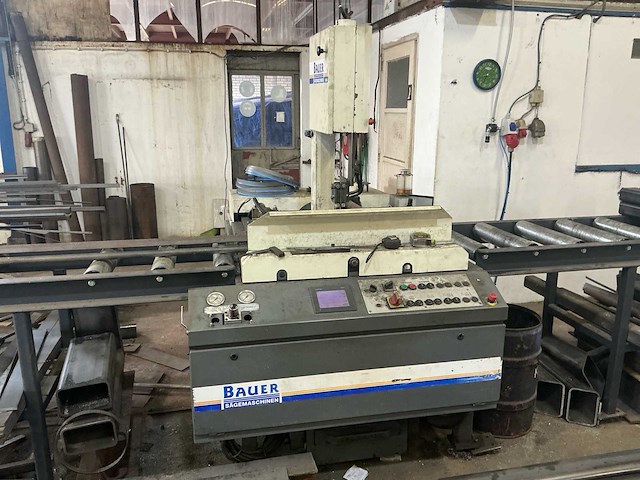 Bauer sägemaschinen - 2008 - vg 320st - lintzaagmachine - afbeelding 7 van  18