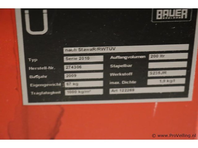 Bauer serie 2000 opvangbak serie 2010 - afbeelding 4 van  4