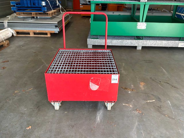 Bauer stalen roostervloer op wielen - afbeelding 1 van  7