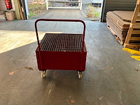 Bauer stalen roostervloer op wielen - afbeelding 6 van  7