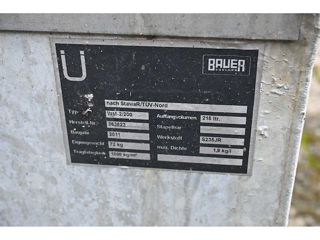 Bauer wm 2/200 lekbak - afbeelding 3 van  3