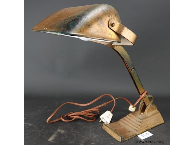 Bauhaus bankiers/notarislamp - afbeelding 1 van  5