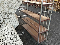 Bauhaus vintage metalen boekenkast - afbeelding 4 van  4