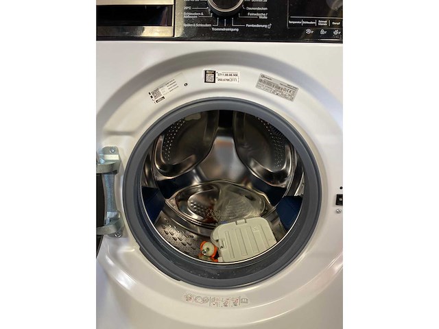 Bauknecht b wm 9a40 ex wasmachine voorlader 9 kg 1400 rpm zwart, wit - afbeelding 2 van  5