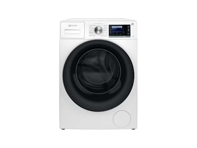 Bauknecht b6r 88e silence de wasmachine voorlader 8 kg 1400 rpm wit duits display - afbeelding 1 van  6