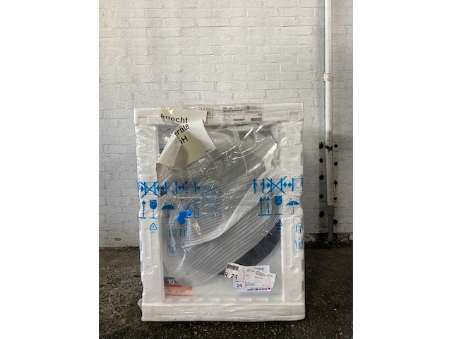 Bauknecht b6r 98e silence wasmachine voorlader 9 kg 1351 rpm wit duits display - afbeelding 3 van  6