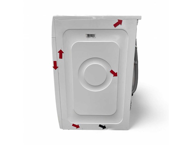 Bauknecht b7 99 silence de wasmachine voorbelading 9 kg 1400 rpm wit duits display - afbeelding 5 van  7