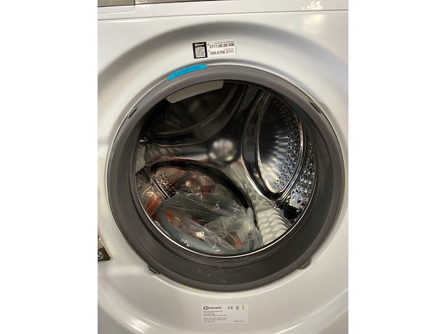 Bauknecht b7x 89e silence de wasmachine 8 kg 1400 tpm – voorlader duits display - afbeelding 5 van  6