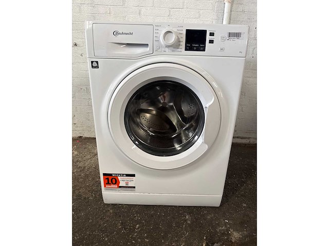 Bauknecht bpw 814 a | wasmachine | 8 kg | a label | duits display - afbeelding 2 van  8