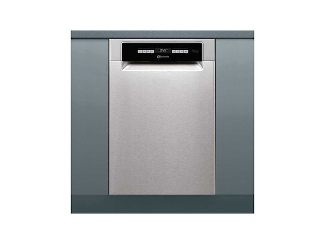 Bauknecht bsuo 3o33 pf x | onderbouw vaatwasser | 45 cm | rvs - afbeelding 1 van  6