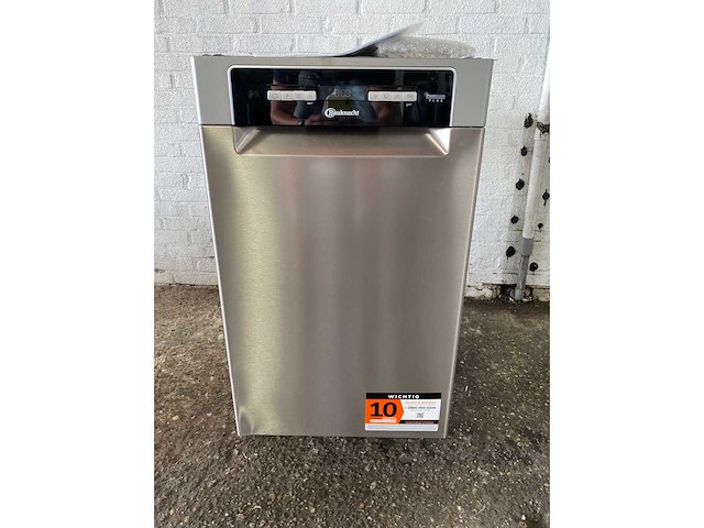 Bauknecht bsuo 3o33 pf x | onderbouw vaatwasser | 45 cm | rvs - afbeelding 4 van  6