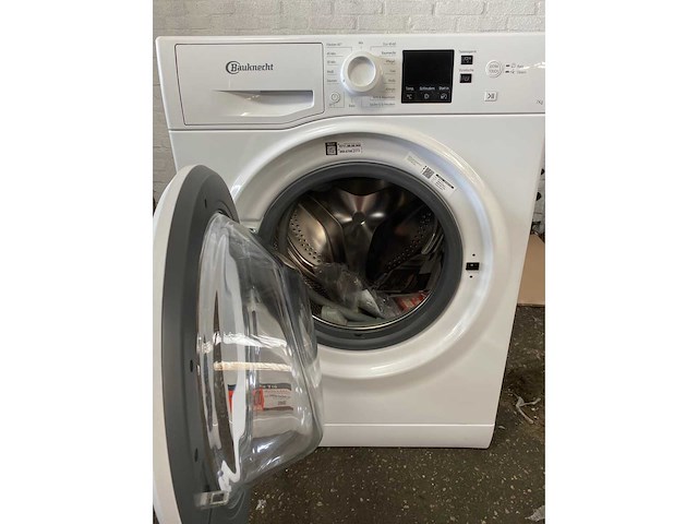 Bauknecht bw 719 a wasmachine voorlader 7 kg 1400 rpm wit duits display - afbeelding 3 van  8