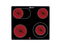 Bauknecht chr 3462 in zwart ingebouwd 60 cm keramisch 4 zone(s) - afbeelding 1 van  2