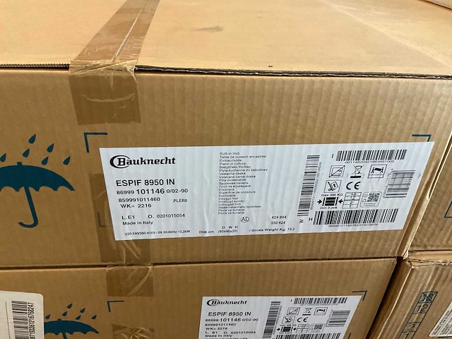 Bauknecht espif8950in 5-zone inductiekookplaat - afbeelding 2 van  2