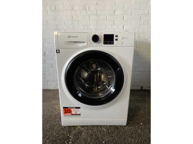 Bauknecht super eco 845 a wasmachine 8 kg 1400 tpm – voorlader, energieklasse a, wit - afbeelding 1 van  7