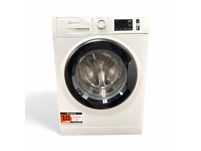 Bauknecht w active 8a wasmachine voorlader 8 kg 1400 rpm wit duits display - afbeelding 5 van  5