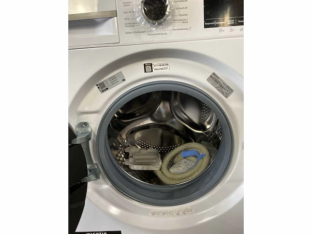 Bauknecht wasmachine b wm 8a7 bs 8 kg energielabel a - afbeelding 3 van  6