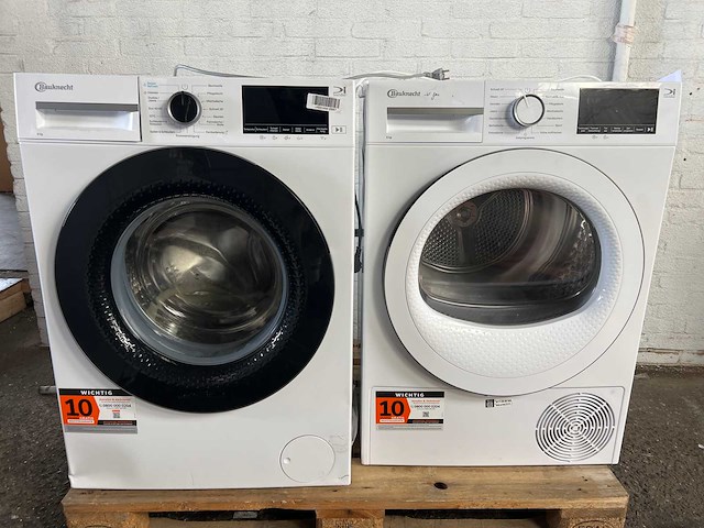 Bauknecht wasmachine en droger - afbeelding 1 van  4