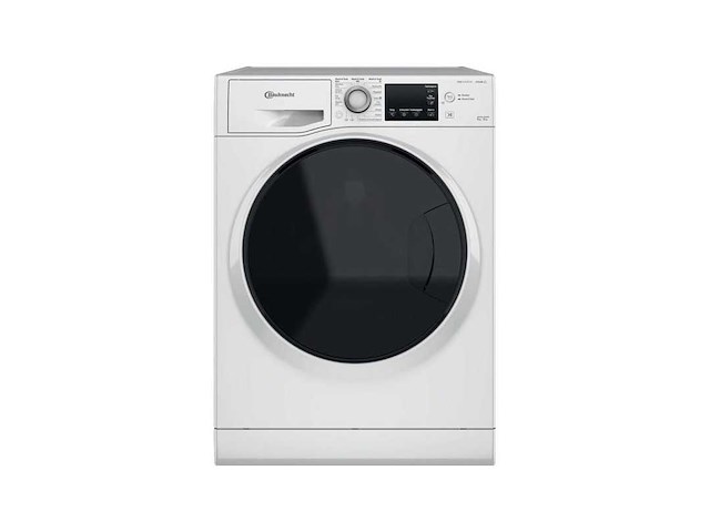 Bauknecht watk sense 86s 41 c, voorlader, vrijstaand, wit, links, zwart, zwart duits display - afbeelding 9 van  10