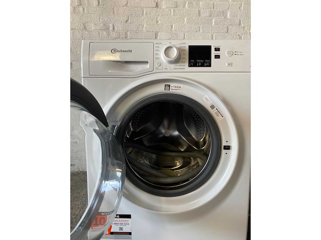Bauknecht wbp 714a wasmachine 7 kg 1400 tpm – voorlader, energieklasse a, wit - afbeelding 5 van  6