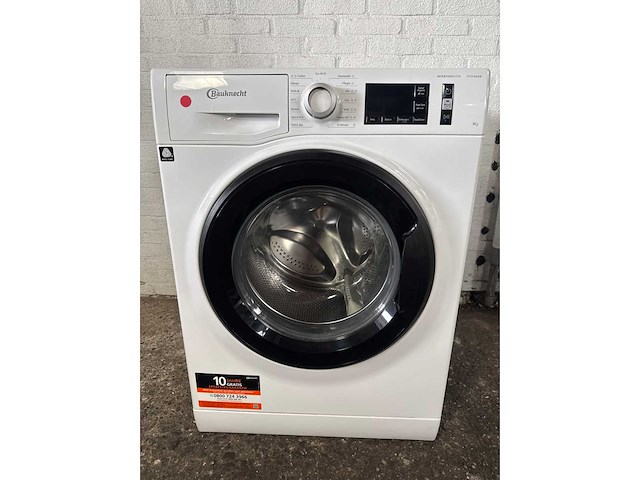 Bauknecht wm pure 9a wasmachine voorbelading 9 kg 1400 rpm wit duits display - afbeelding 2 van  6