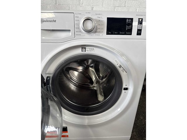Bauknecht wm pure 9a wasmachine voorbelading 9 kg 1400 rpm wit duits display - afbeelding 5 van  6