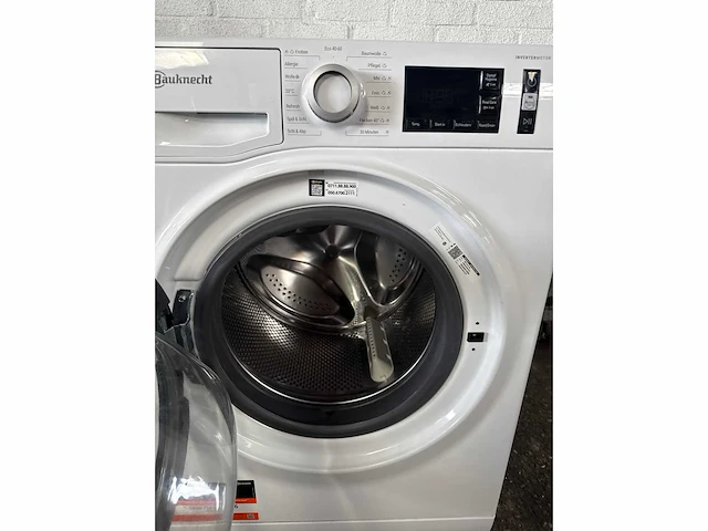Bauknecht wm pure 9a wasmachine voorbelading 9 kg 1400 rpm wit duits display - afbeelding 4 van  5