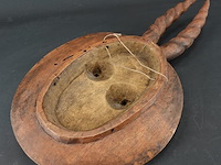 Baule goli houten masker . uit ivoorkust. - afbeelding 5 van  5