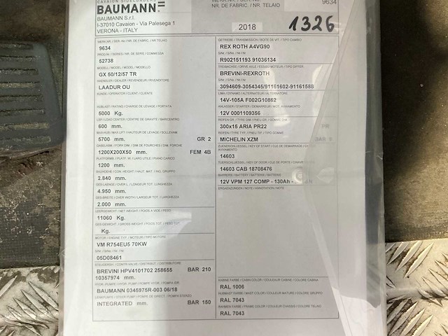 Baumannn - 2018 - gx50/12/57tr - zijlader - afbeelding 21 van  24