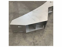 Bavaria 44 ht stainless steel fixed swim platform bracket - 820038408 - afbeelding 4 van  5