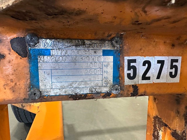 Baveck mx haspelaanhangwagen wt-pg-56 - afbeelding 5 van  9