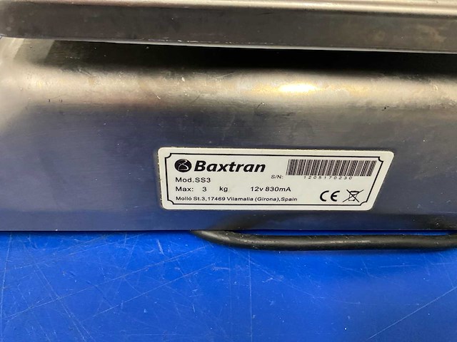 Baxtran ss weegschaal - afbeelding 3 van  5