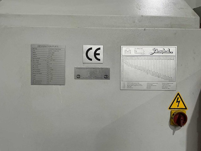 Baykal - aphs 3108x150 - cnc press brake - 2007 - afbeelding 9 van  18