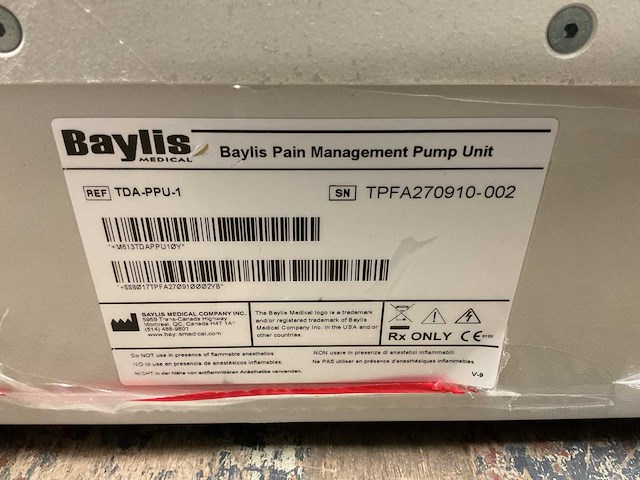 Baylis tda-ppu-1 pump unit - afbeelding 5 van  5