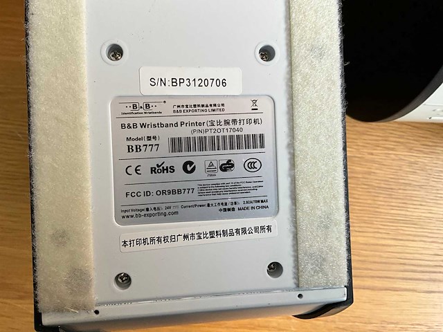B&b bb777 polsband printer (9x) - afbeelding 6 van  8