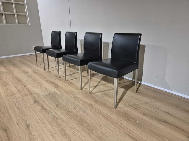 B&b italia maxalto - melandra - eetkamerstoelen (4x) - afbeelding 5 van  10