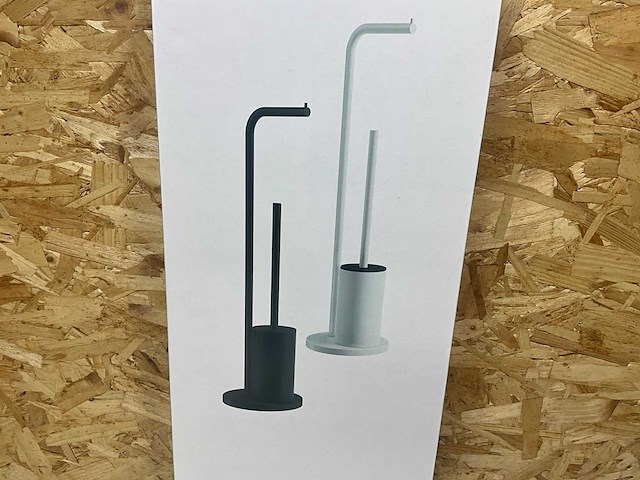 Bb vrijstaande toiletrolhouder/borstel - afbeelding 2 van  5