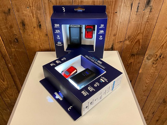 Bbb nanostrike 500 combo fietsverlichting (2x) - afbeelding 1 van  4