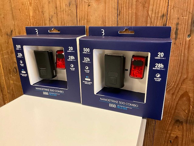 Bbb nanostrike 500 combo fietsverlichting (2x) - afbeelding 2 van  4