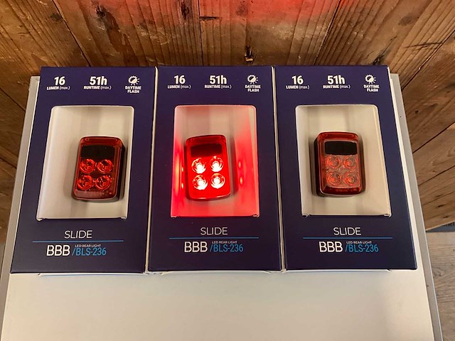 Bbb slide led achterlicht (3x) - afbeelding 1 van  2