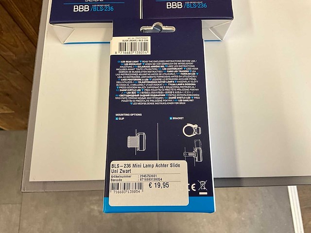 Bbb slide led achterlicht (3x) - afbeelding 2 van  2