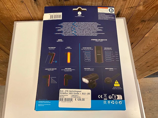 Bbb strikeduo 1400i combo fietsverlichting - afbeelding 4 van  4