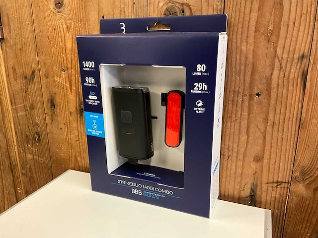 Bbb strikeduo 1400i combo fietsverlichting - afbeelding 2 van  4