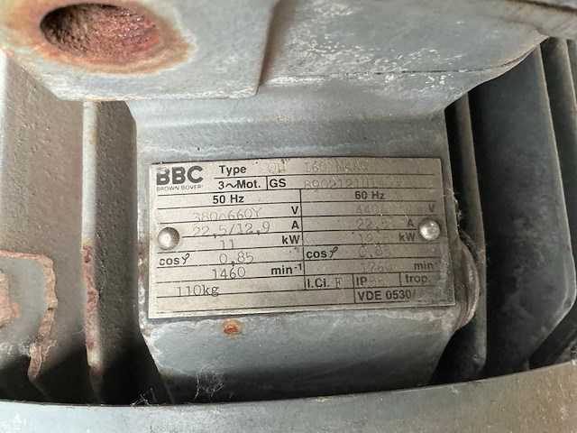Bbc qu 160 m4ag elektromotor (2x) - afbeelding 4 van  4