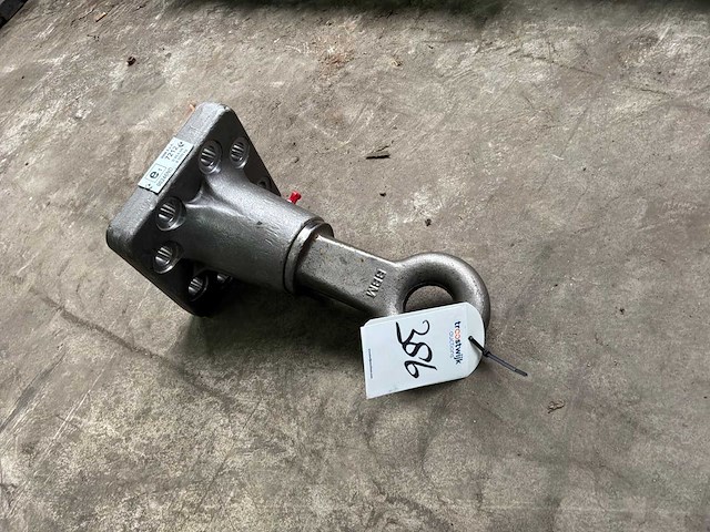 Bbm trekoog met flens - afbeelding 2 van  3