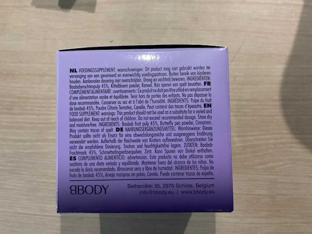 Bbody voedingssupplement blue matcha (2x) - afbeelding 1 van  1