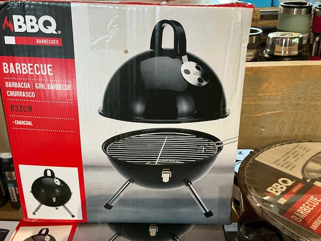 Bbq barbecues gril barbecue ø32cm (3x) - afbeelding 3 van  4