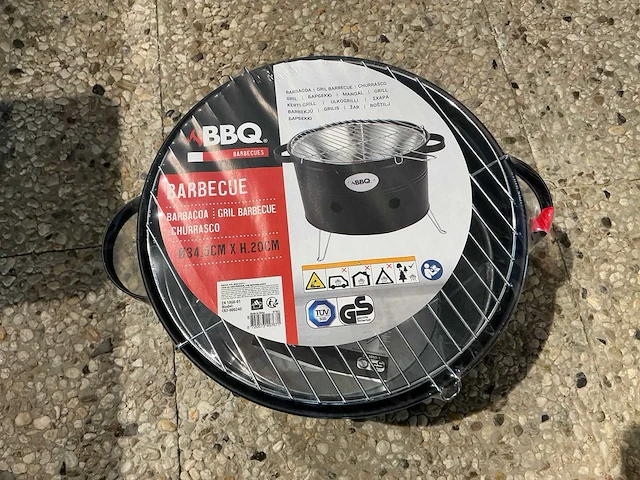 Bbq barbecues gril barbecue ø34,5cm (2x) - afbeelding 2 van  4